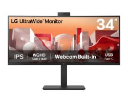 Monitor LG 34" UWide IPS WQHD 60Hz Curvo (34BA85QE-B)