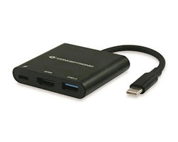 Adaptador CONCEPTRONIC USB-C a HDMI/USB-A/C (DONN01B)