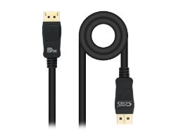 Nanocable DP/M a DP/M 2m Negro (10.15.2502)