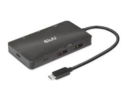 Docking Station Club 3D 7en1 USB-C Negro (CSV-1598)