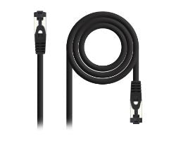 Nanocable Cat.8.1 SSTP 25cm Negro (10.20.2000-L25-BK)