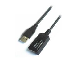 Cable AISENS USB-A/M a USB-A/H 15m Negro (A101-0020)