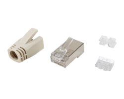 Conector EQUIP RJ45 Cat6a Apantallado Kit 100(EQ121182)