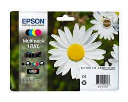 Tinta Epson 18XL T1816 Pack Negro/Color (C13T18164012)