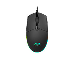 Ratón Mars Gaming Óptico RGB USB-A 3200dpi Negro (MMG)