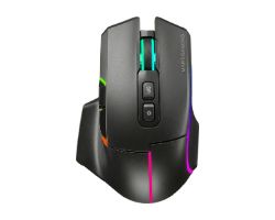 Ratón Mars Gaming RGB RF/BT/USB-A Negro (MMWVECTOR)