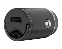 Mini Cargador de Coche CELLY 30W 1xUSB-C (CCMINIUSBCBK)
