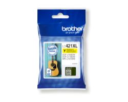 Tinta BROTHER XL Amarillo 500 páginas (LC421XLY)