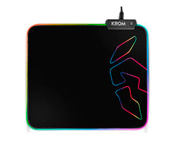 Alfombrilla Gaming KROM Knout RGB Negra (NXKROMKNTRGB)