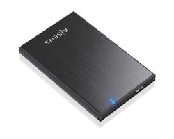 Caja AISENS HDD/SSD 2.5" mUSB USB-C Negra (ASE-2528B)