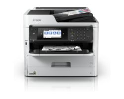Multif Epson WF-M5799DWF A4 B/N Fax Blanca (C11CG04401)