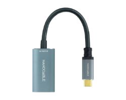 Nanocable USB-C/M a DP/H 15cm Gris (10.16.4104-G)