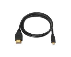 Nanocable HDMI A/M a HDMI D/M 0.8m Negro (10.15.3501)