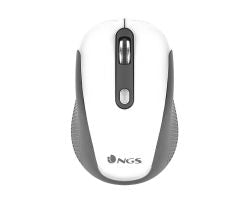 Ratón NGS Óptico Wireless RF 1600dp Blanco (HAZE WHITE)