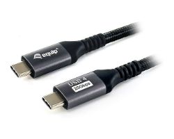 Cable EQUIP USB-C/M a USB-C/M 2m Negro (EQ128382)