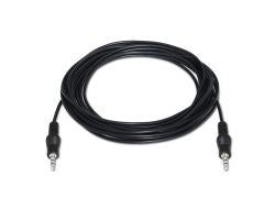 Nanocable Audio 3.5mm/M a 3.5mm/M 5m Negro (10.24.0105)