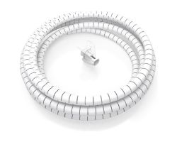 ORGANIZADOR DE CABLE AISENS FLEXIBLE 25MM 1M WHITE