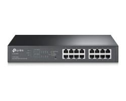 SWITCH TP-LINK 16 PUERTOS GIGABIT TL-SG1016PE 8 POE RACK EASYSMART