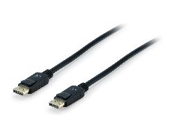 Cable EQUIP DP/M a DP/M 3m Negro (EQ119253)