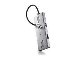 Hub NGS USB-C a 2xUSB-A/2xUSB-C Plata (WONDERDUO-C)