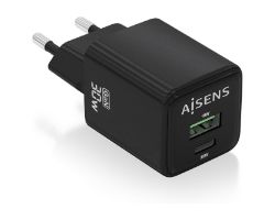 Cargador de Pared AISENS 30W Negro (ASCH-30W2P038-BK)