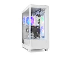 Caja Gaming NOX Ether ATX ITX Blanca (NXHUMMERETHERWH)