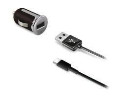 Cargador de Coche CELLY 1USB-A Cable USB-C (CCUSBTYPEC)