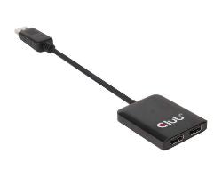 Hub MST Club 3D DisplayPort 1.2 Dual Negro (CSV-6200)