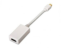 Cable AISENS Mini DP/M a HDMI A/H 15cm Blanco (A125-013