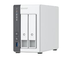 NAS QNAP 2 Bahías 4Gb USB-A RJ45 Blanco (TS-216G)