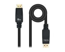 Nanocable DP/M a DP/M 3m Negro (10.15.2503)
