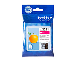 Tinta BROTHER Magenta 200 páginas (LC3211M)