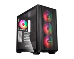 Caja Abysm Danube Kamp BX300 ATX mATX Negra (AB123012)