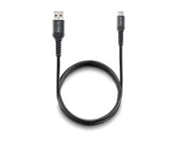 Cable NGS USB-A a USB-C Trenzado 1m Negro (KNOT-AC)