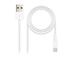 Nanocable Lightning/M a USB-A/M 50cm Blanco(10.10.0400)