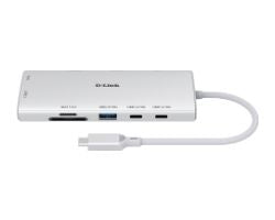 Docking D-Link USB-C a USB/HDMI/RJ45 Blanco (DUP-A01)