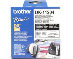 Etiquetas Multipropósito BROTHER 17x54mm 400U (DK11204)