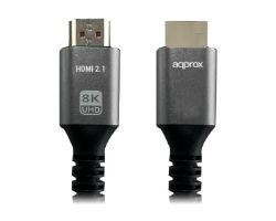 Cable Approx HDMI/M a HDMI/M 1m Negro/Gris (APPC62)