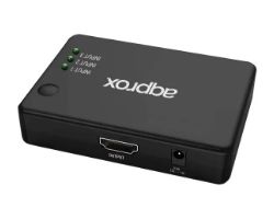 Switch Approx 4K/30Hz 3xHDMI Negro (APPC29V4)