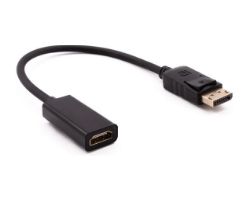 Cable NILOX DP/M a HDMI/H 0.15m Negro (NXADAP02)