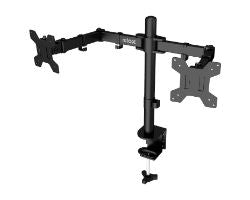 Soporte Mesa NILOX Hasta 32" 2 Brazos Negro (NXDMA01B)