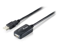 Cable EQUIP USB-A/M a USB-A/H 5m Negro (EQ133336)
