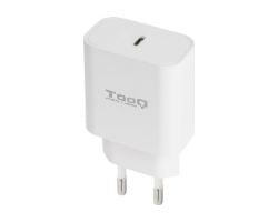 Cargador Pared TooQ USB-C 20W Blanco (TQWC-PDUSBC20W)