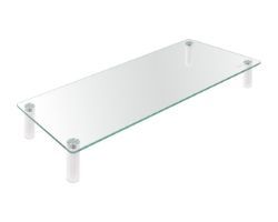 SOPORTE TOOQ SOBREMESA ELEVADOR PARA MONITOR/NOTEBOOK CRISTAL 20KG BLACK