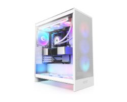 Caja NZXT H7 Flow RGB ATX mATX Blanca (CM-H72FW-R1)