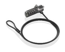 Cable Seguridad AISENS Combinacion 1.5m(ASLK-D40N03-BK)