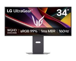 Monitor LG 34" WQHD 160Hz 1ms Curvo (34G600A-B)