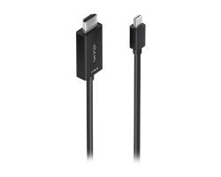 Conversor AISENS MiniDP/M a HDMI/M 3m Negro (A125-0889)