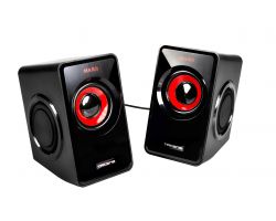 Altavoces Mars Gaming 2.0 10W USB 3.5mm Negros (MS1)