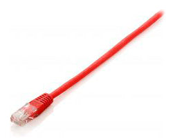Latiguillo EQUIP Cat.6 U/UTP 3m Rojo (EQ625422)